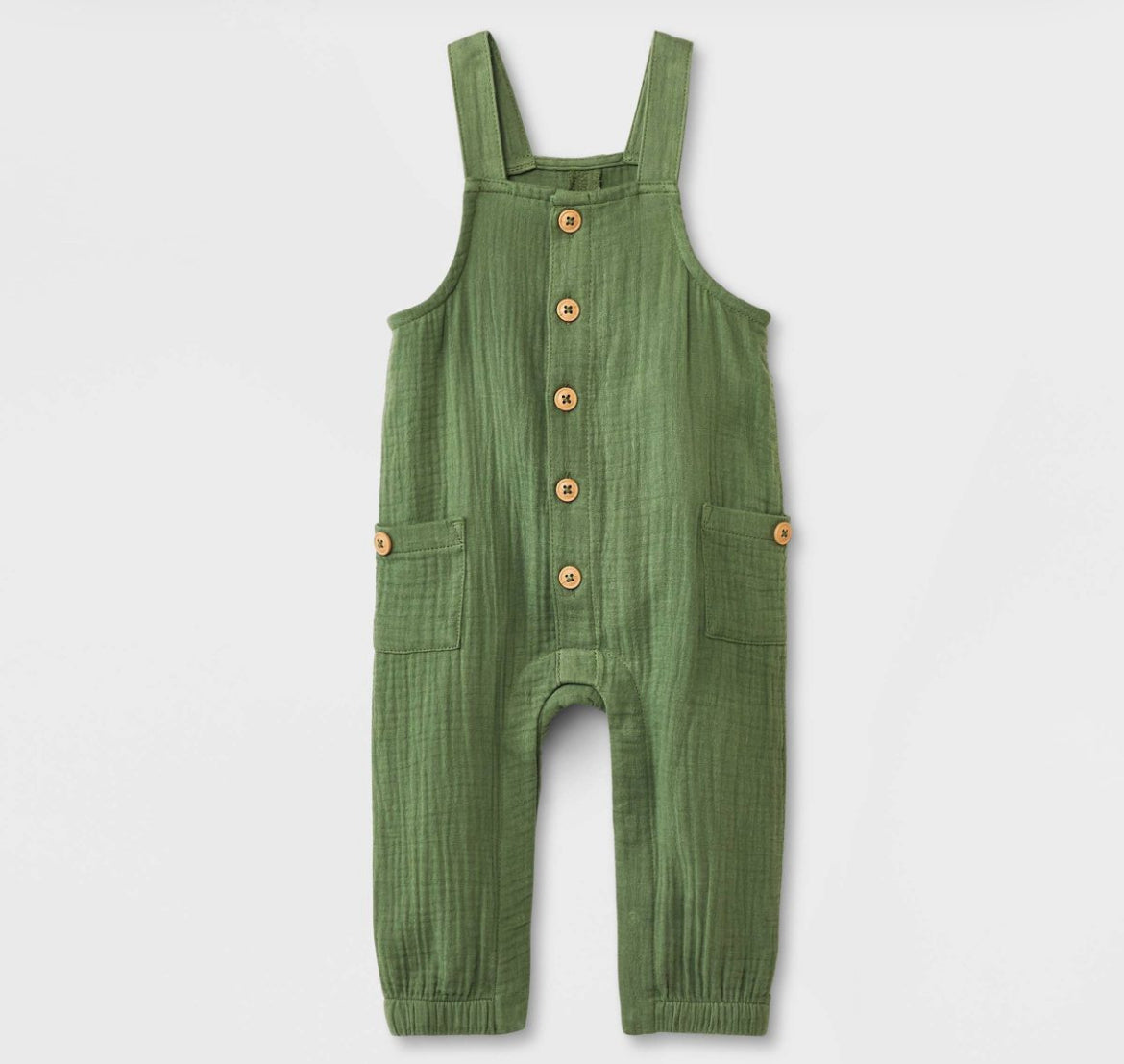 Baby Dungarees Striped Uni Romper – Cat & Jack™ Green