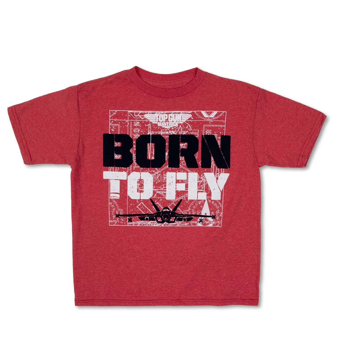 Top Gun Boys          "Born To Fly" Short Sleeve Tee