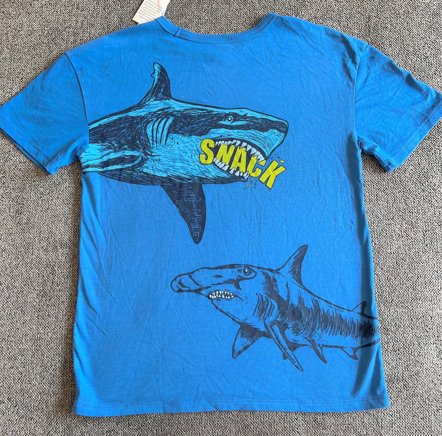 Boy’s Shark Graphic Crewneck T-Shirt