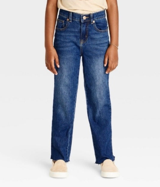 Girl’s High Rise Ankle Straight Jeans Cat & Jack