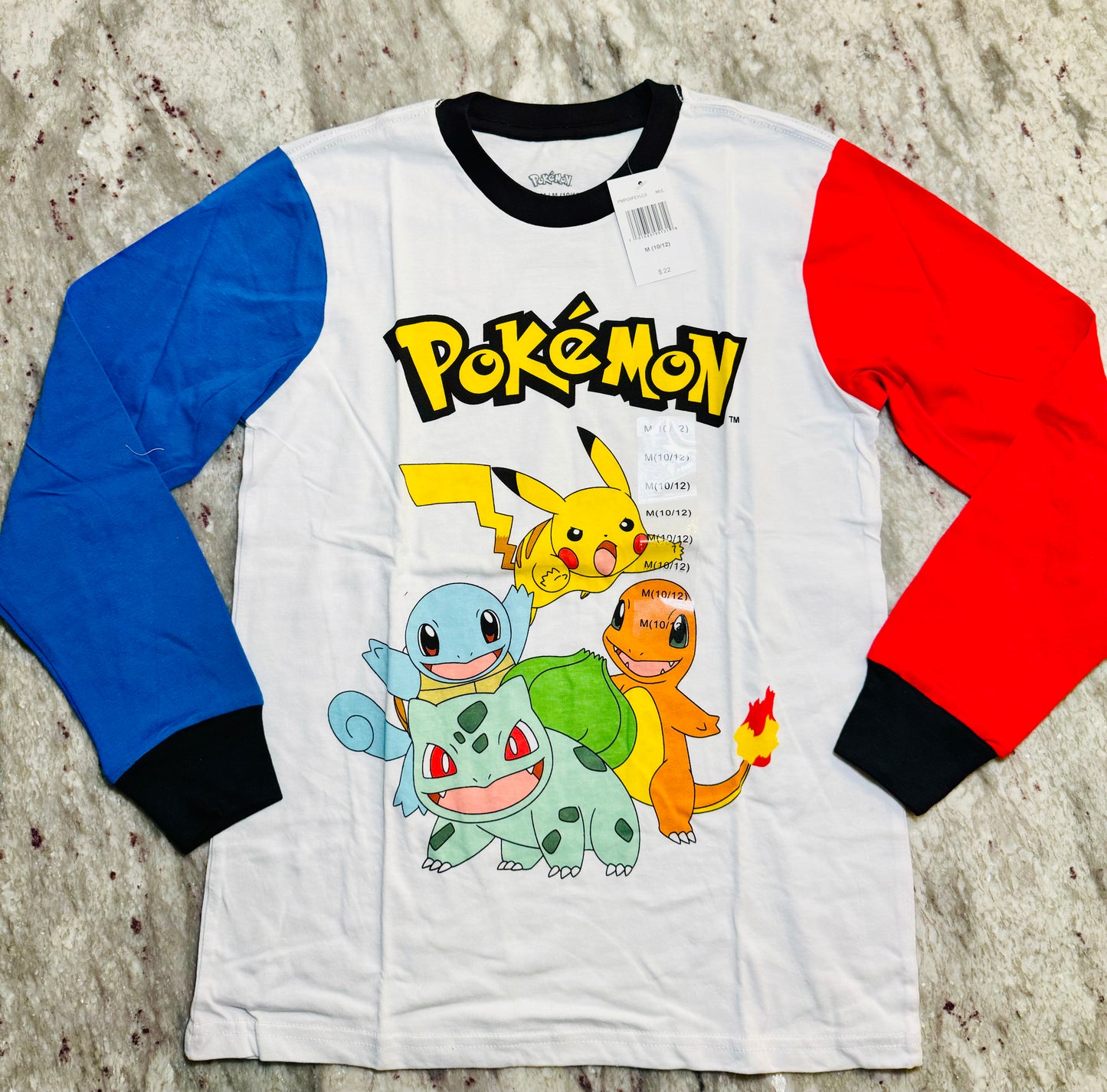 Boys Pokémon Long Sleeve Graphic T-Shirt