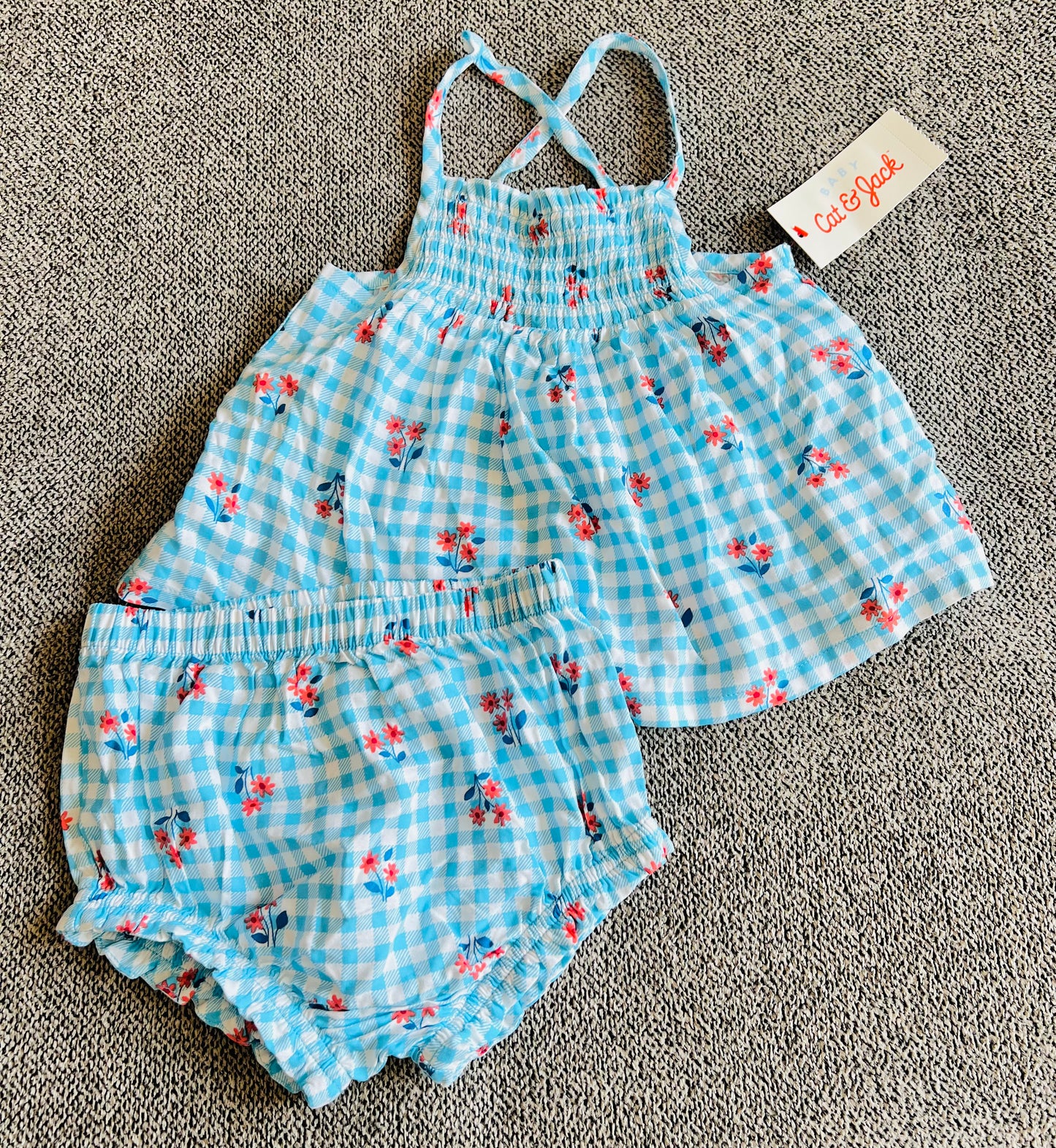 Baby Girls' Challis Top & Bottom Set