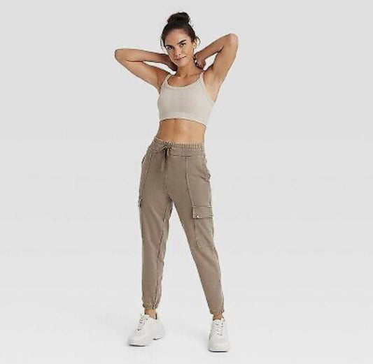 Women's French Terry Cargo Joggers - Joy Lab