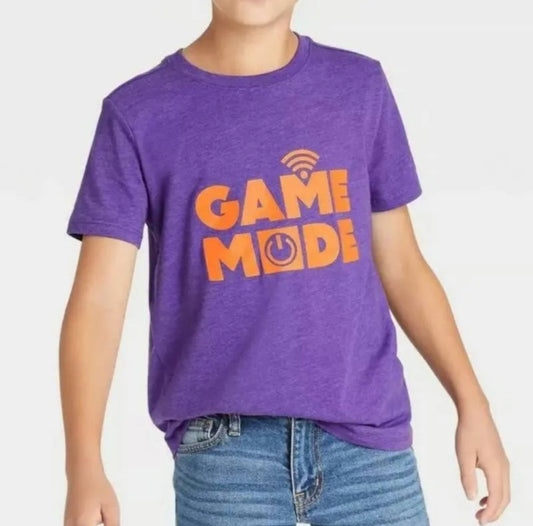 Boys Game Mode Graphic T-Shirt