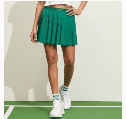 Prince Pickleball Women's Mid-Rise Pleated Mini Skort- EverGreen