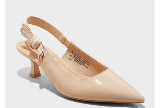 A New Day Milan Slingback Kitten Pumps