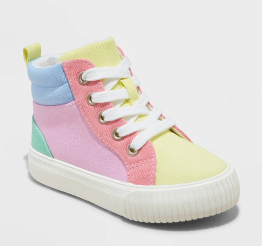 Toddler Girls' Cat & Jack Nabi High-Top Canvas Sneakers