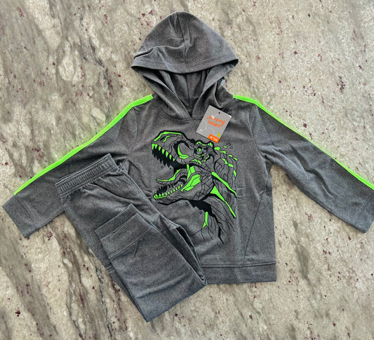 Boys 2pc Dinosaur Active Hoodie & Pant Set