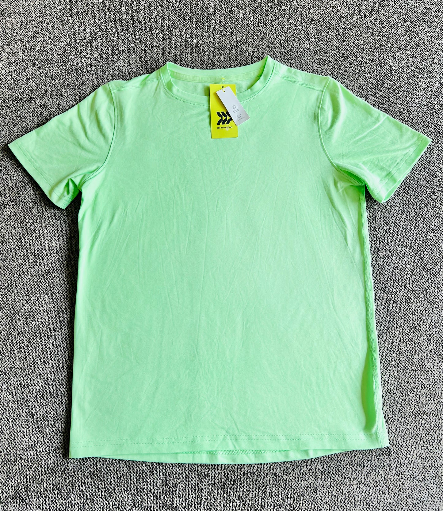 Boys' Athletic Crew Neck T-Shirt- Green