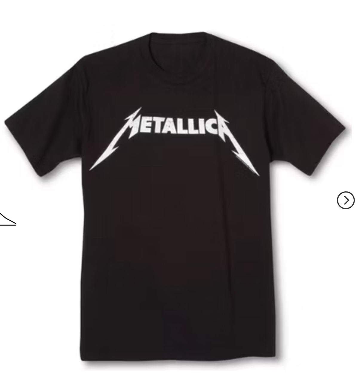 Metallica Short Sleeve Graphic T-Shirt - Black