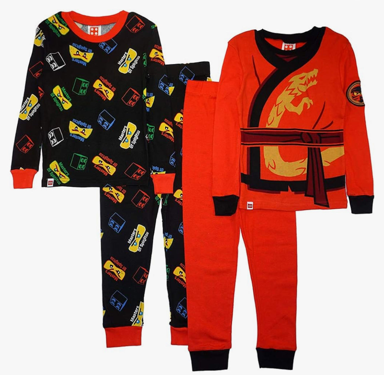 LEGO Ninjago Boys 4PC Pajama Set