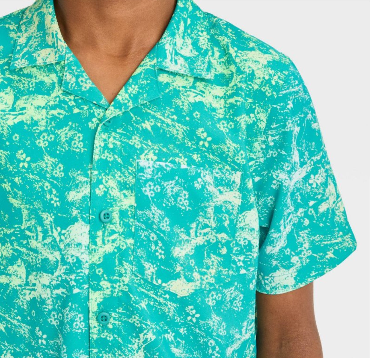 Boys Printed Woven Button Down - All In Motion