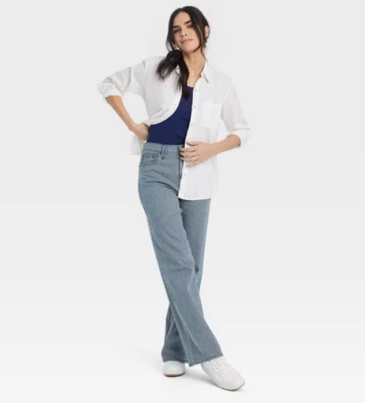 Women's High-Rise Wide Leg Jeans - Universal Thread™