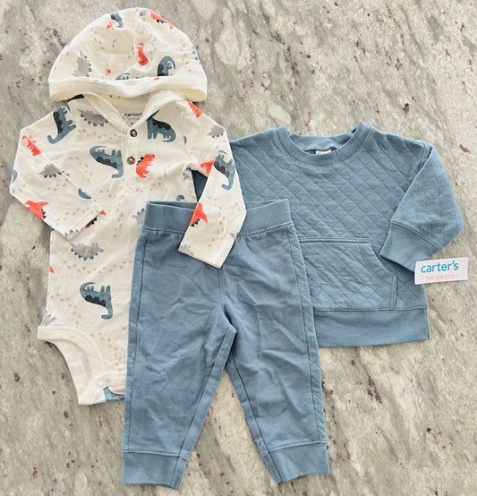 Carter's Just One You® Baby Boys' Quilted Top & Bottom Set - Blue