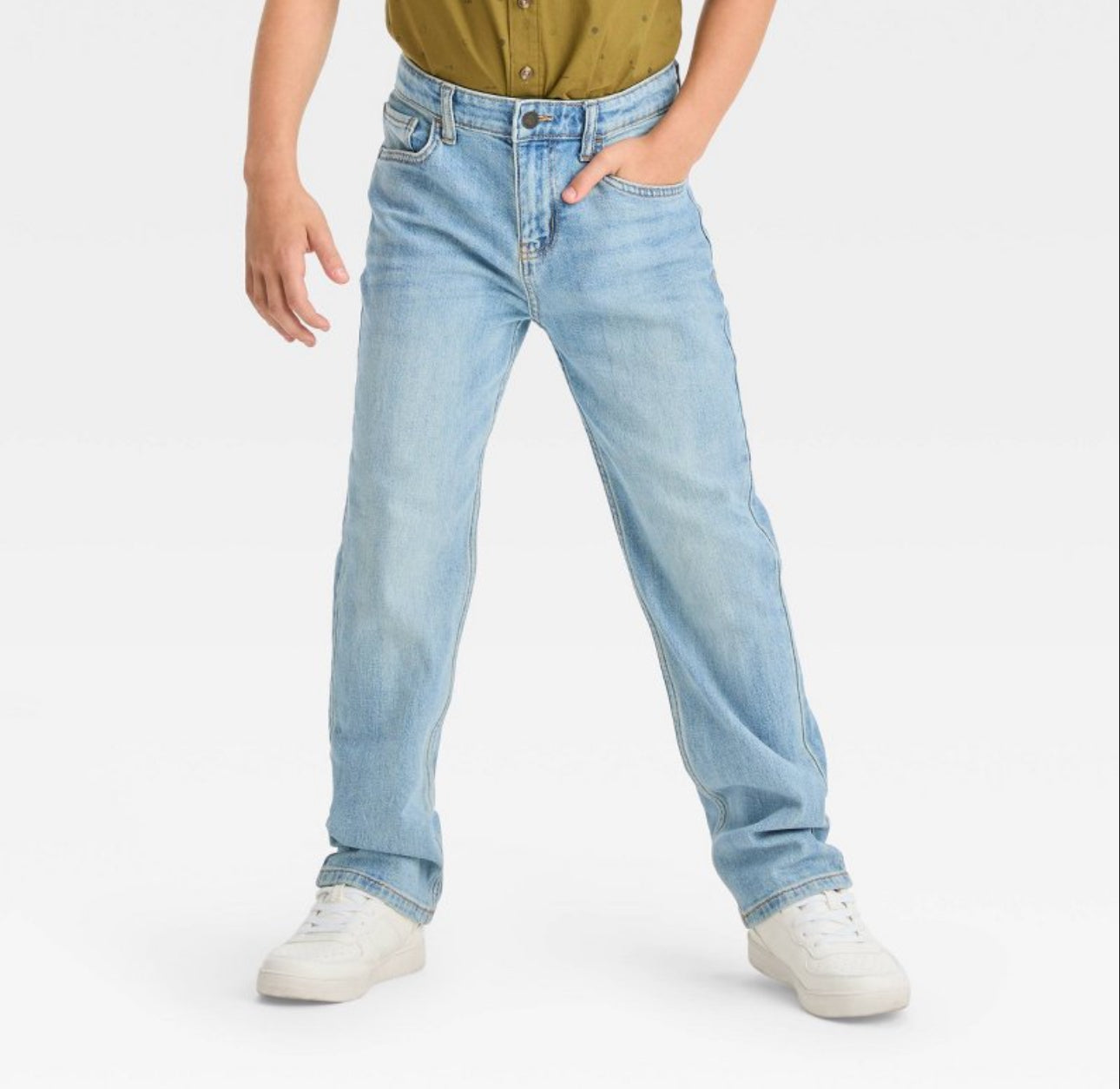 Boys' Relaxed Straight Jeans - art class