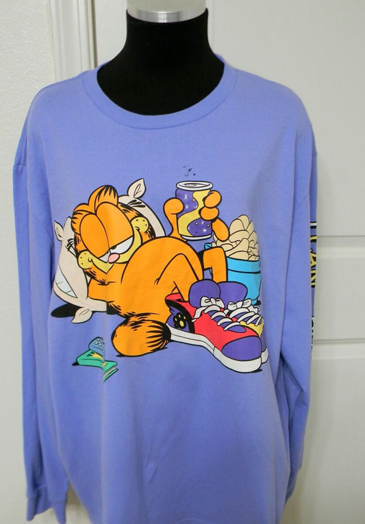 Nickelodeon Garfield Graphic Long Sleeve T-Shirt