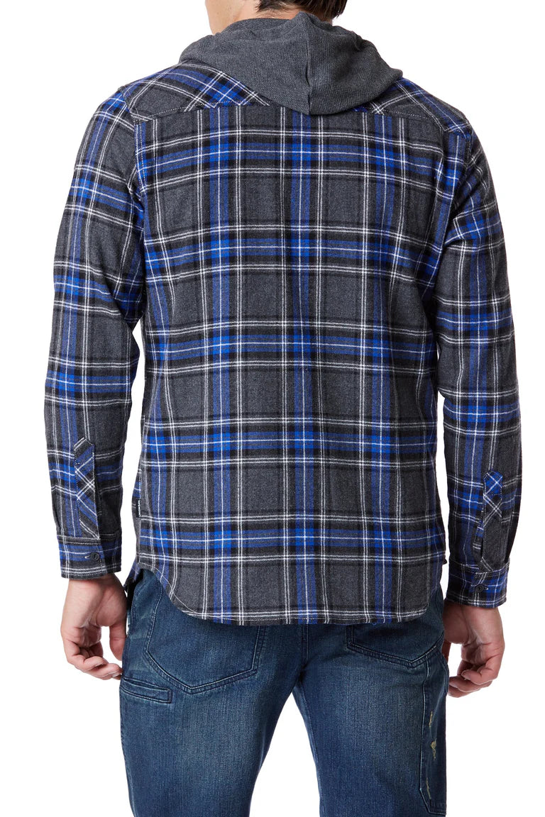 Unionbay Men’s Switchback Flannel Hoodie