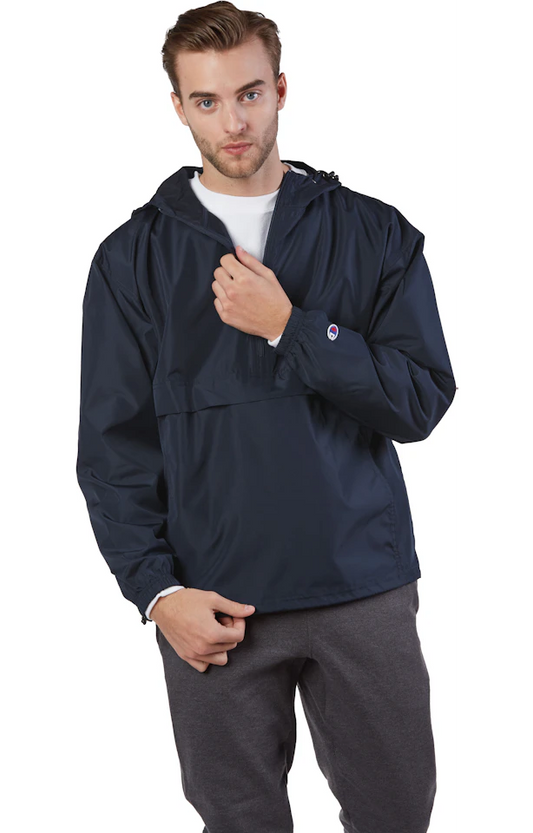 Champion Unisex Packable Anorak 1/2 Zip Stadium Jacket