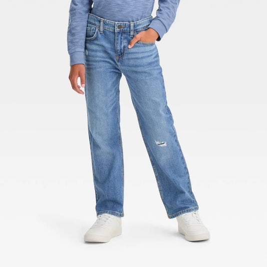 Boys' Relaxed Straight Jeans - art class