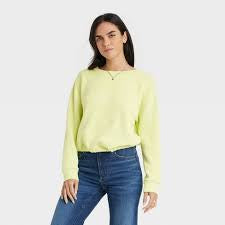 Women's Bubble Hem Sweatshirt - Universal Thread