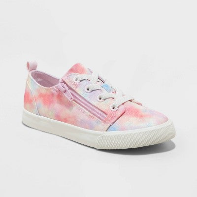 Cat & Jack Lucian Tie Dye Double Zipper Sneakers