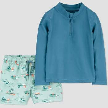 Carter's Just One You Toddler Boys' Rash Guard Set