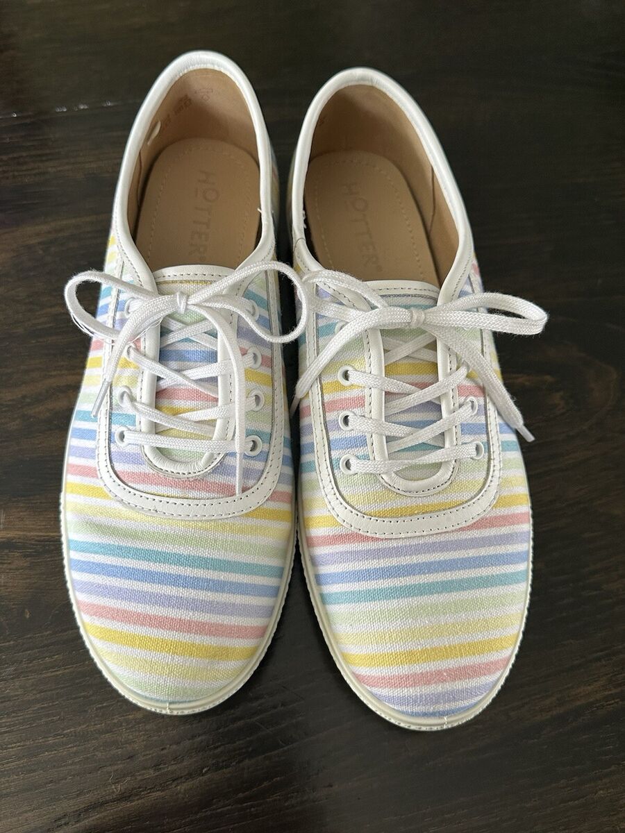 Cinthia Rainbow Striped Girls shoes