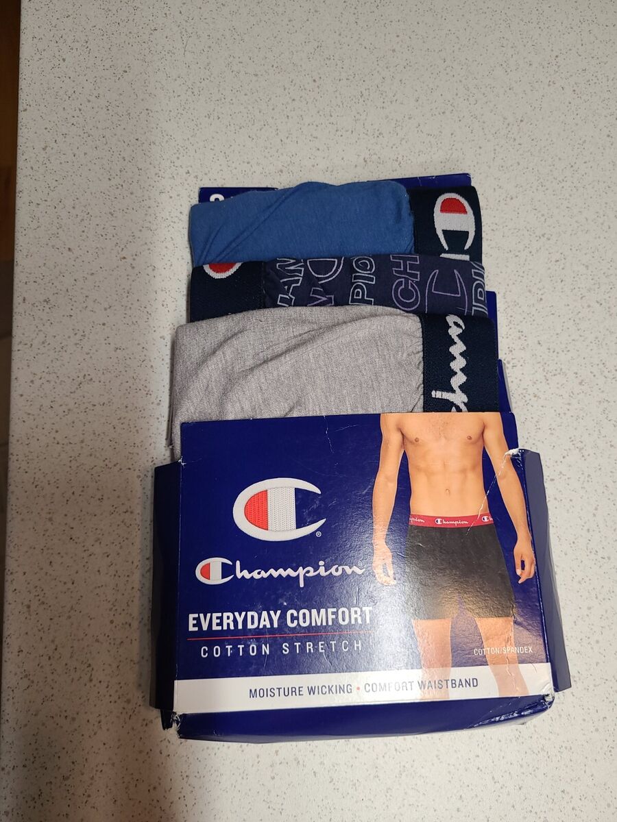 Champion moisture wicking comfort waistband boxers