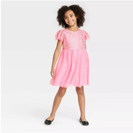 Cat & Jack Girls Dresses Cat & Jack Sequin /Tulle Dress