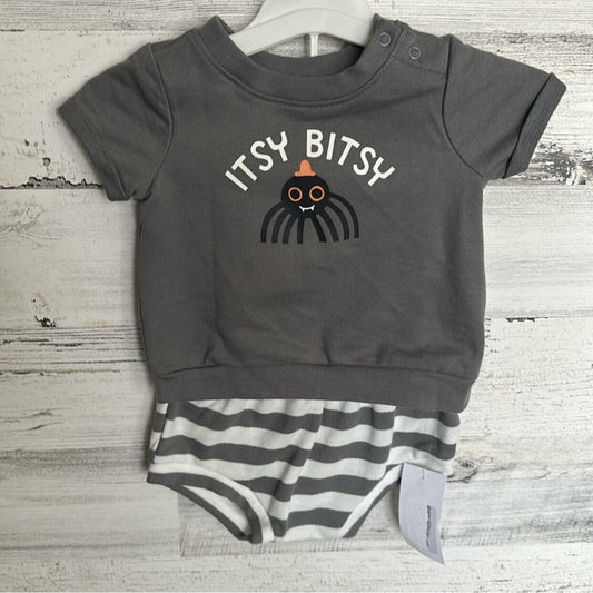 Baby Halloween Itsy Bitsy Top & Bloomer Set - Cat & Jack